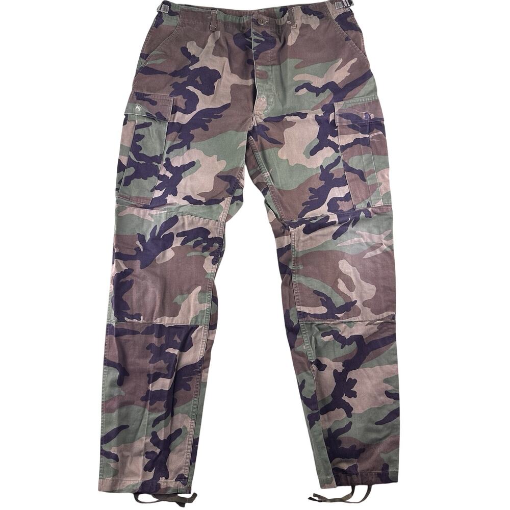 Military Pants‎ Combat Trousers Woodland Camouflage US Army Adjustable (36/33)